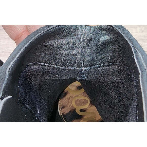 Sam Edelman Kit Women's Size 8.5M Black Suede Ankle Booties (READ) - Picture 9 of 13